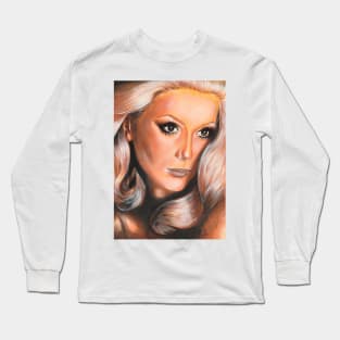 Catherine Deneuve Long Sleeve T-Shirt